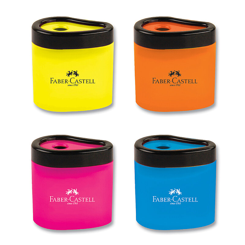 FABER-CASTELL HAZNELİ DAMLA ŞEKİLLİ KALEMTRAŞ (5140440000)