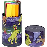 Faber-Castell Dino Keçeli Kalem Tin 20 Renk (5062155546) - FABER-CASTELL