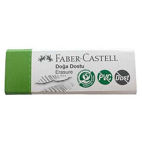 FABER-CASTELL DUST-FREE PVC-FREE DOĞA DOSTU SİLGİ (5130187254) - 1