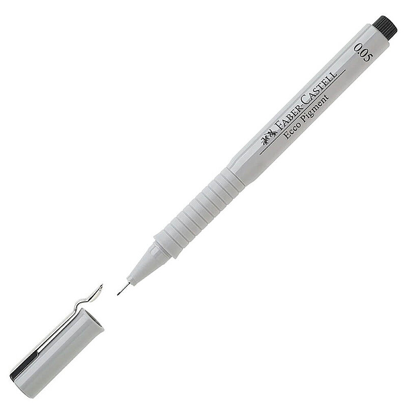 FABER-CASTELL ECCO PİGMENT ÇİZİM KALEMİ 0.05mm SİYAH (5110166099)