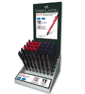 FABER-CASTELL ECON VERSATİL KALEM 05-07 KOYU RENK 100LÜ STAND (135199) - FABER-CASTELL