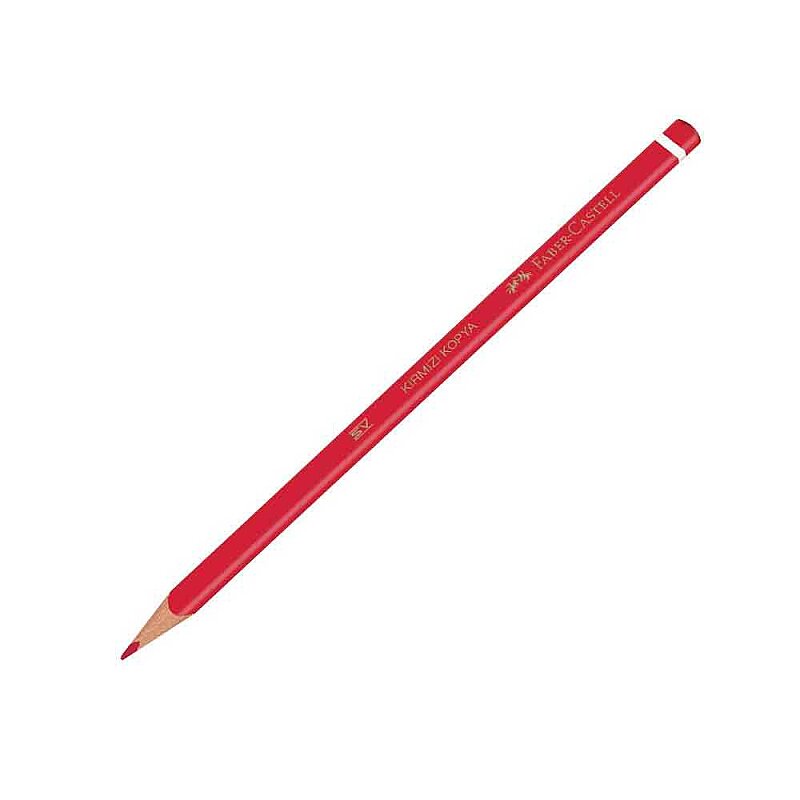 FABER-CASTELL ERGONOMİK KOPYA KALEMİ KIRMIZI (1133410000)