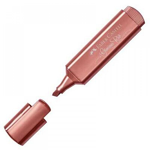 Faber-Castell Fosforlu Kalem 46 Metalik Kırmızı (5030154673) - 2
