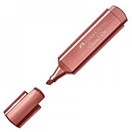 Faber-Castell Fosforlu Kalem 46 Metalik Kırmızı (5030154673) - 3