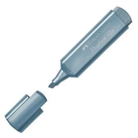 Faber-Castell Fosforlu Kalem 46 Metalik Mavi (5030154647) - 3