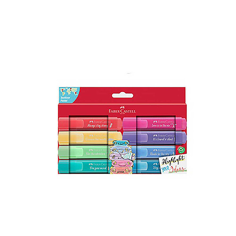 FABER-CASTELL FOSFORLU KALEM 46 PASTEL 8 RENK (5030254626)