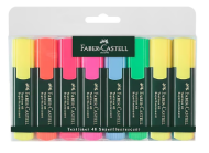 FABER-CASTELL FOSFORLU KALEM SETİ MAT GÖVDE 6+2 RENK (154862) - FABER-CASTELL