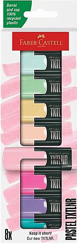 FABER-CASTELL FOSFORLU KALEM SETİ MİNİ PASTEL 8Lİ (5030154218) - 1