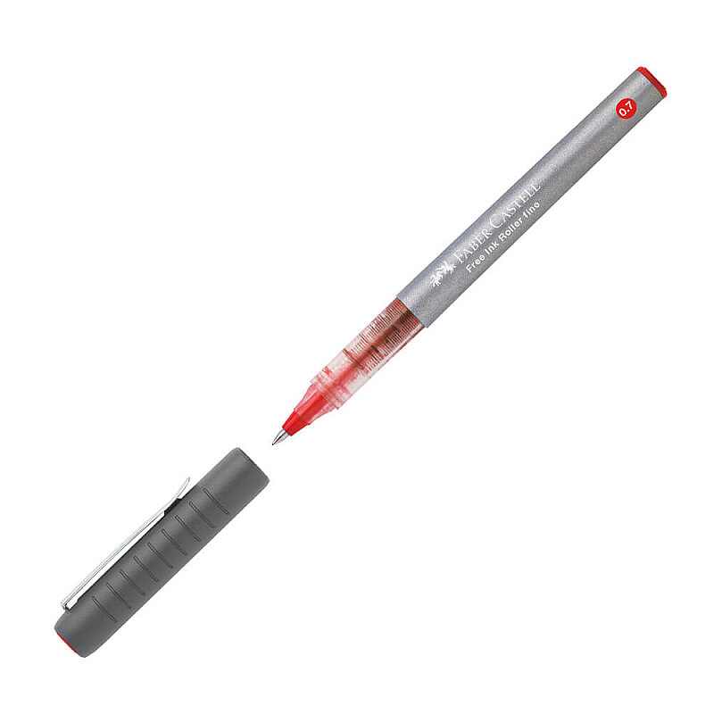 FABER-CASTELL FREE İNK ROLLER KALEM 07 KIRMIZI (5020348121)