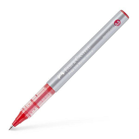 Faber-Castell Free İnk Roller Kalem 07 Kırmızı (5020348121) - 2