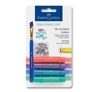Faber-Castell Gelato Mum Boya Metalik 4 Renk (121806) - FABER CASTELL