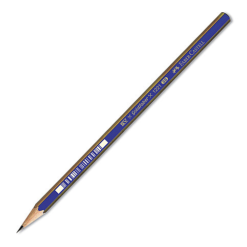 FABER-CASTELL 1221 GOLD DERECELİ KURŞUN KALEM 3B (112503)(5165000011) - 1