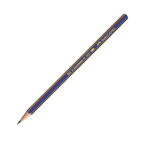 FABER-CASTELL 1221 GOLD DERECELİ KURŞUN KALEM 4H (5165112514) (000004) - 1