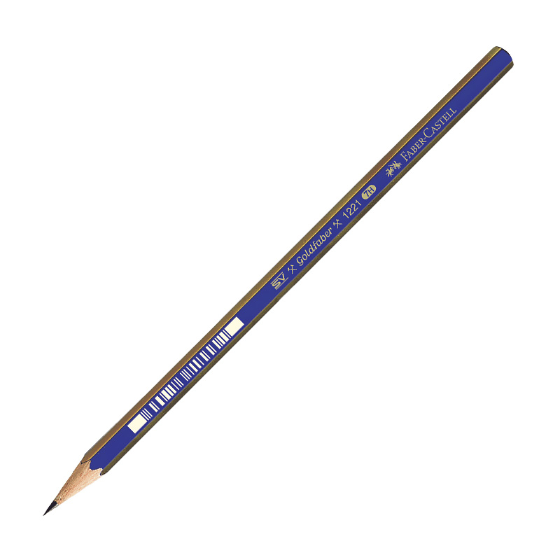 Faber-Castell 1221 Gold Dereceli Kurşun Kalem 7H (112517)