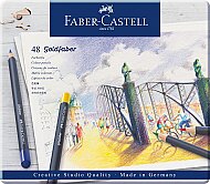 FABER-CASTELL GOLDFABER KURU BOYA 48 RENK METAL KUTU (5188114748) - 1