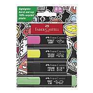 Faber-Castell Graffiti Fosforlu Kalem 46 4 Renk Blister (5030254690) - 2