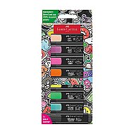 Faber-Castell Graffiti Fosforlu Kalem 46 8 Renk Blister (5030254692) - FABER-CASTELL