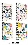 FABER-CASTELL GRAFİTİ SPİRALLİ PLASTİK KAPAK DEFTER A4 KARELİ 100 YAPRAK (5075000430) - FABER-CASTELL