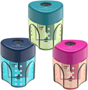 Faber-Castell Grip Auto Hazneli Kalemtraş Trend Renkler (183405) - FABER-CASTELL