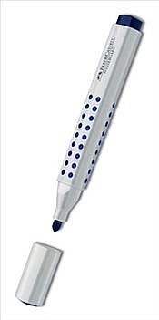FABER-CASTELL GRİP BEYAZ TAHTA KALEMİ YUVARLAK UÇ MAVİ (5050158351) - 3