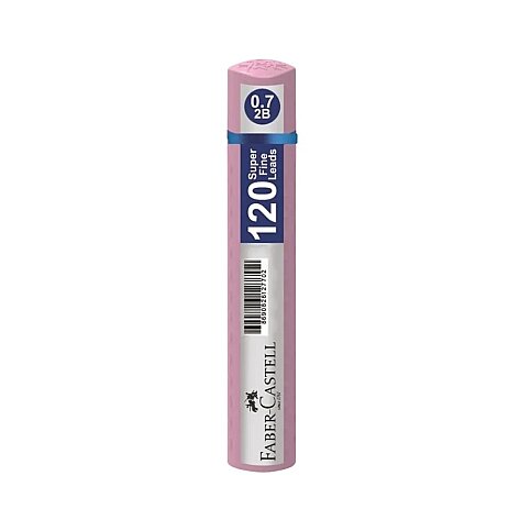 FABER-CASTELL GRİP GENZ KALEM UCU 0.7 2B 60mm GÜL RENGİ (5090127728) - 1