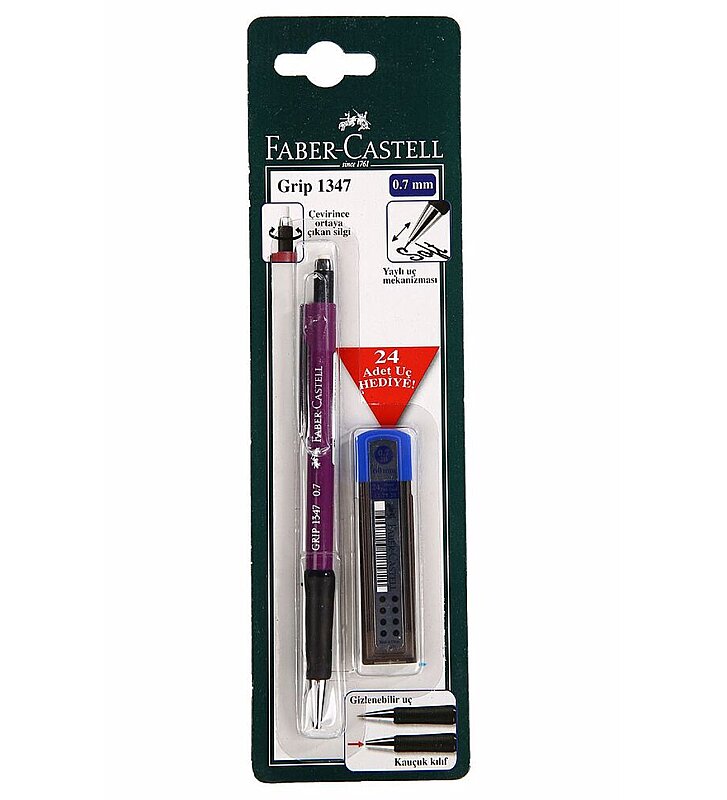 FABER-CASTELL GRİP II VERSATİL KALEM 05+UÇ BLİSTER (5500134510)