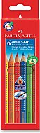 FABER-CASTELL GRİP JUMBO KURU BOYA 6 RENK (5170110906) - FABER-CASTELL