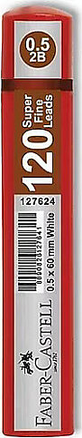 FABER-CASTELL GRİP KALEM UCU 0.5 2B 60mm BORDO (5090127631) - 1