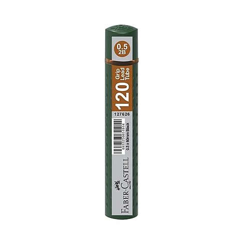FABER-CASTELL GRİP KALEM UCU 0.5 2B 60mm KOYU YEŞİL (5090127630) - 1