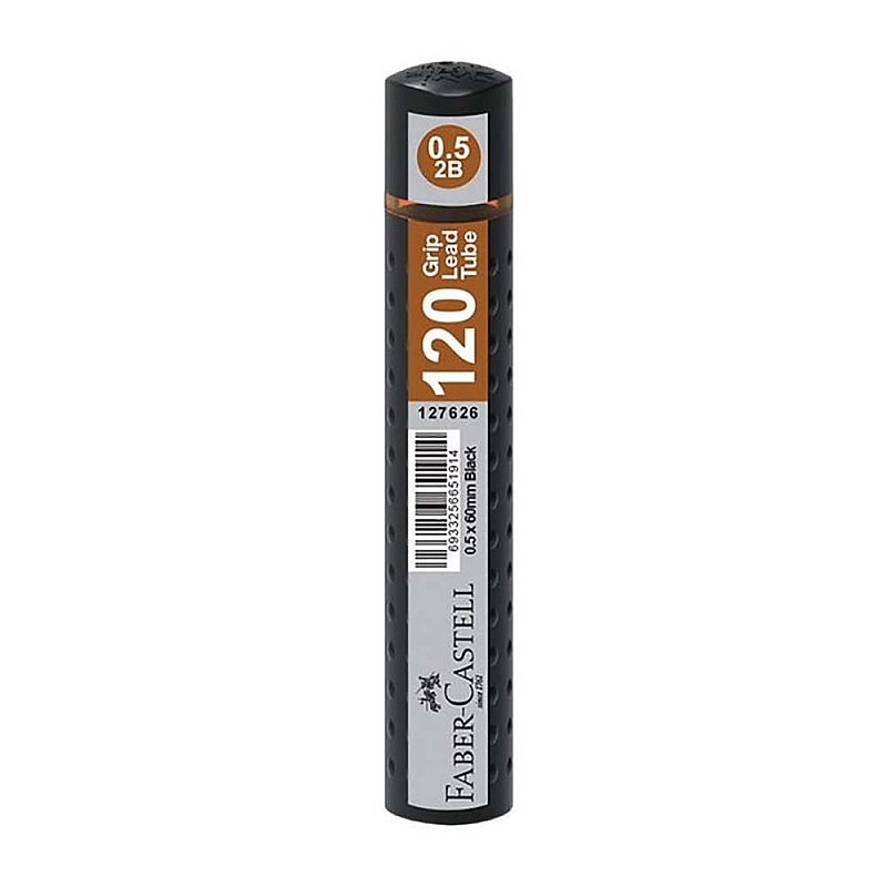 FABER-CASTELL GRİP KALEM UCU 0.5 2B 60mm SİYAH (5090127626)