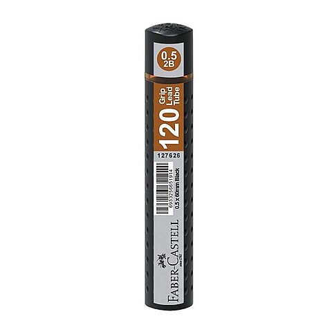 FABER-CASTELL GRİP KALEM UCU 0.5 2B 60mm SİYAH (5090127626) - 2