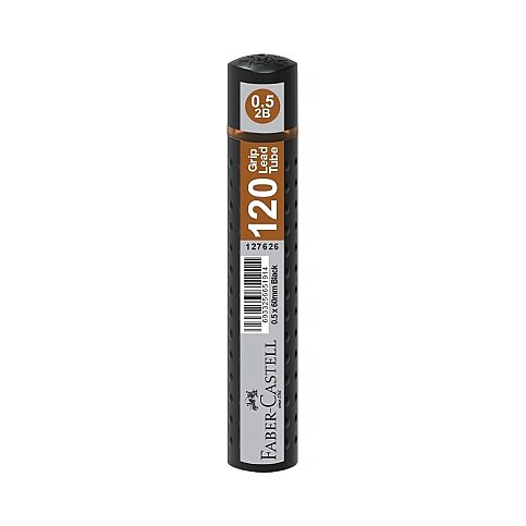 FABER-CASTELL GRİP KALEM UCU 0.5 2B 60mm SİYAH (5090127626) - 1