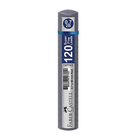 FABER-CASTELL GRİP KALEM UCU 0.7 2B 60mm GRİ (5090127729) - 1
