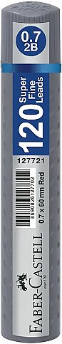 FABER-CASTELL GRİP KALEM UCU 0.7 2B 60mm GRİ (5090127729) - 1