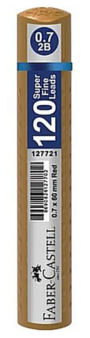 Faber-Castell Grip Kalem Ucu 0.7 2B 60Mm Hindistan Cevizi (127727) - 1