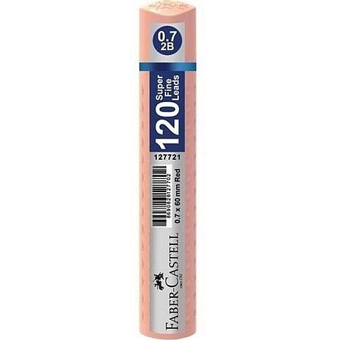 FABER-CASTELL GRİP KALEM UCU 0.7 2B 60mm PASTEL TURUNCU (5090127736) - 1