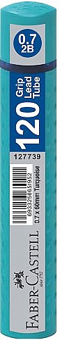 FABER-CASTELL GRİP KALEM UCU 0.7 2B 60mm TURKUAZ (5090127739) - 1
