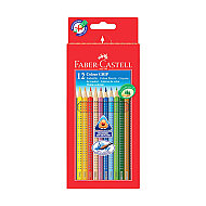 Faber-Castell Grip Kuru Boya 12 Renk Karton Kutu (5170112412) - 3