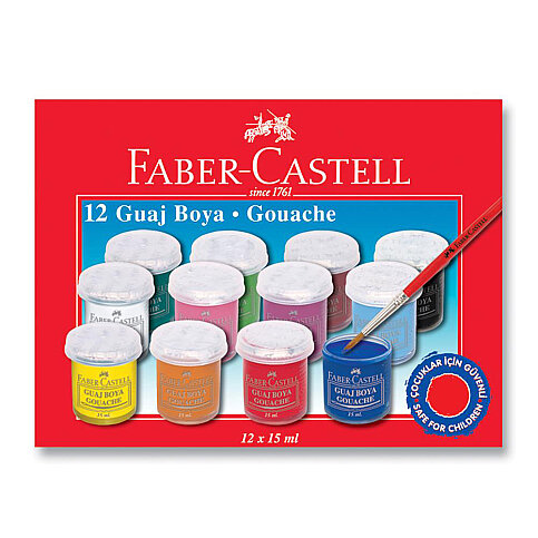 FABER-CASTELL GUAJ BOYA 12 RENK (5500160101) - 1