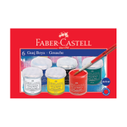 Faber-Castell Guaj Boya 6 Renk (160400) - FABER CASTELL