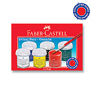 FABER-CASTELL GUAJ BOYA 6 RENK (5170160400) - FABER-CASTELL