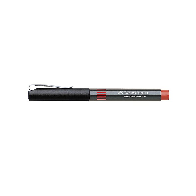 FABER-CASTELL İĞNE UÇLU ROLLER KALEM KIRMIZI (5020540521)