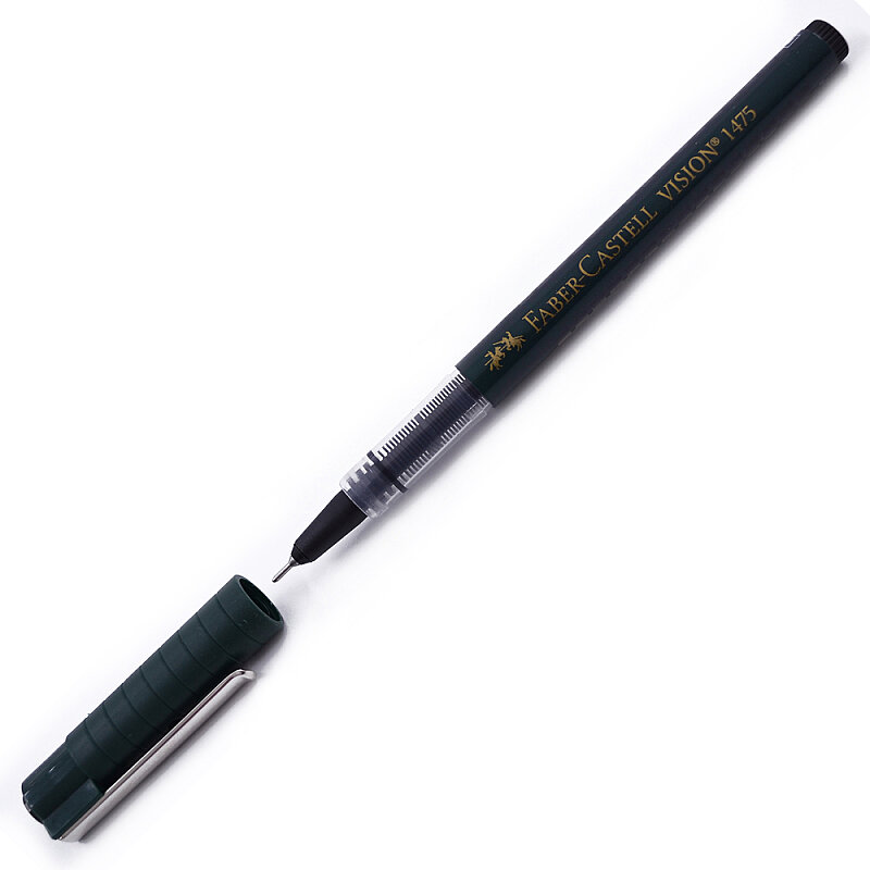 FABER-CASTELL İĞNE UÇLU ROLLER KALEM SİYAH (5020540599)
