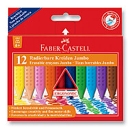 FABER-CASTELL GRİP JUMBO MUM BOYA 12 RENK (5281122540) - FABER-CASTELL