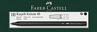 FABER-CASTELL 45 KEÇELİ KALEM SİYAH 10LU (5061155002) - FABER-CASTELL