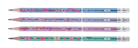 FABER-CASTELL KELEBEK SİLGİLİ KURŞUN KALEM 2B (5244000049) - 1