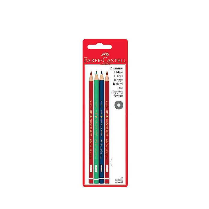 FABER-CASTELL KOPYA KALEMİ 4 RENK BLİSTER (1501400400)