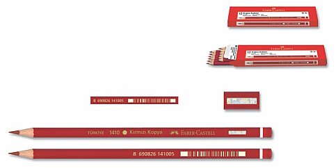 FABER-CASTELL KOPYA KALEMİ KIRMIZI (1131410000) - 1