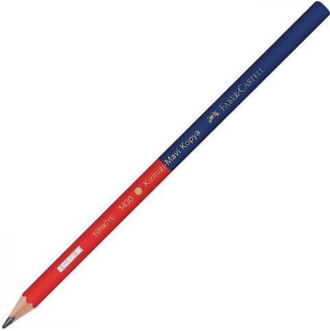 FABER-CASTELL KOPYA KALEMİ KIRMIZI-MAVİ (1131430000) - 1