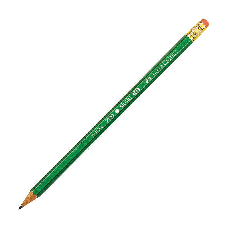 Faber-Castell Köşeli Silgili Kurşun Kalem (212000)